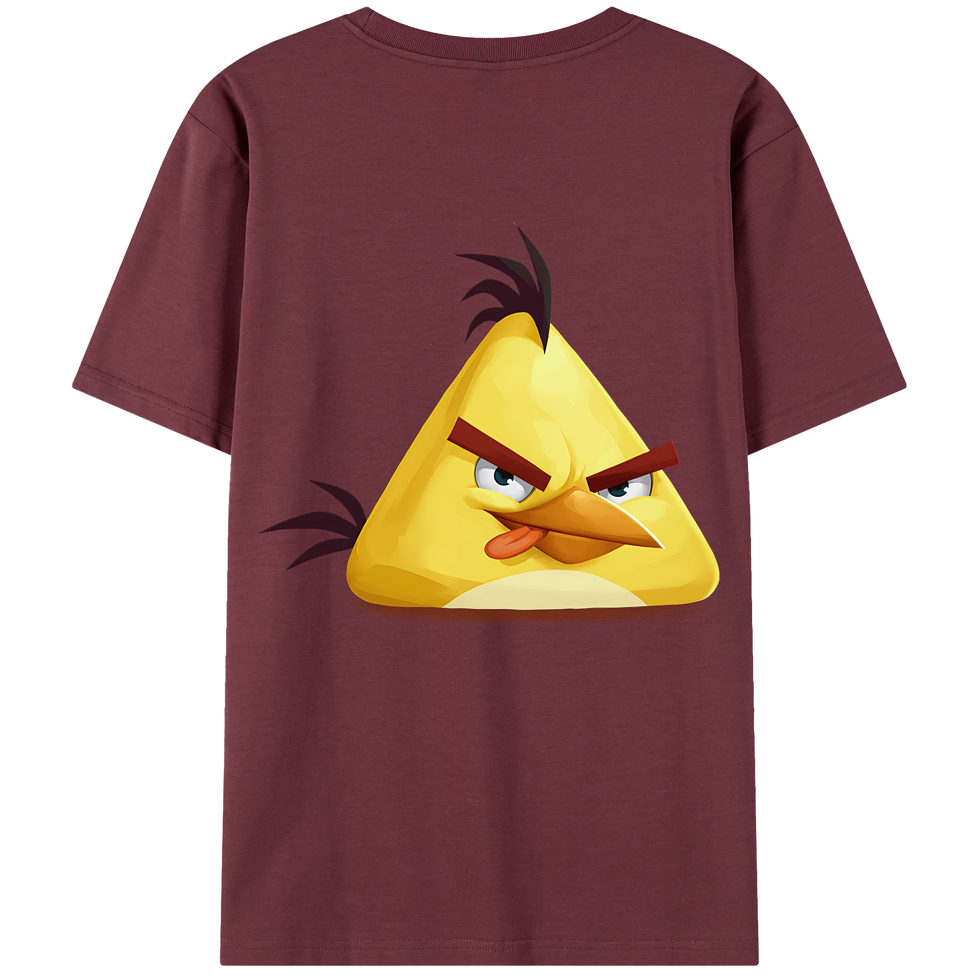 （画像用） Angry Birds アングリーバード 綿100％半袖Tシャツ（背面プリント）